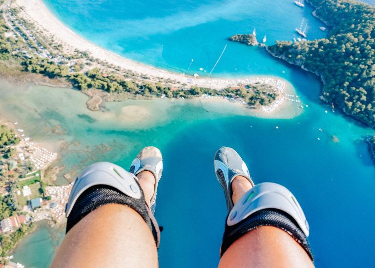 Paragliding over the Blue Lagoon, Ölüdeniz