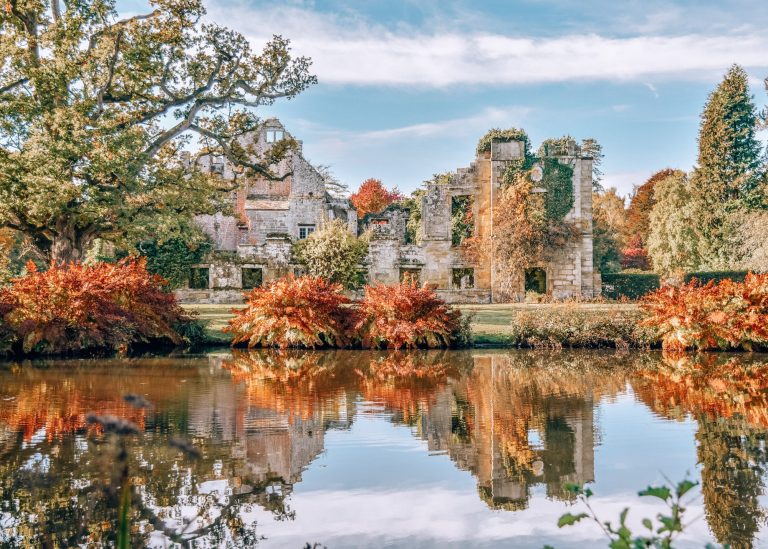 Autumn at Scotney Castle, England